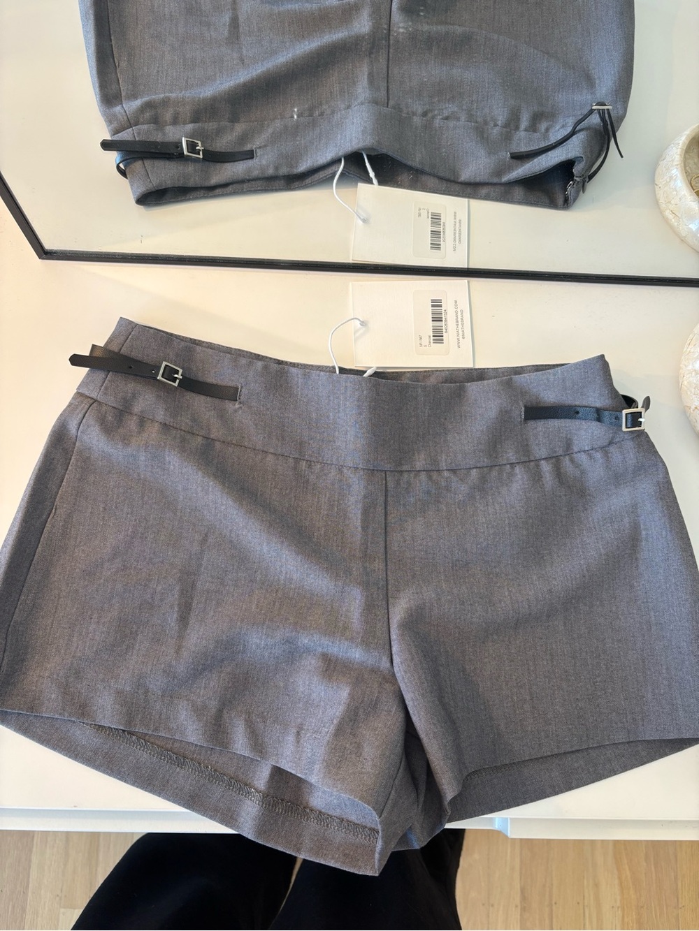 Low Rise Grey Micro Shorts - Revolve